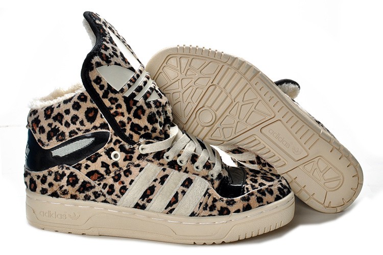 Womens adidas Originals Big Tongue leopard grain